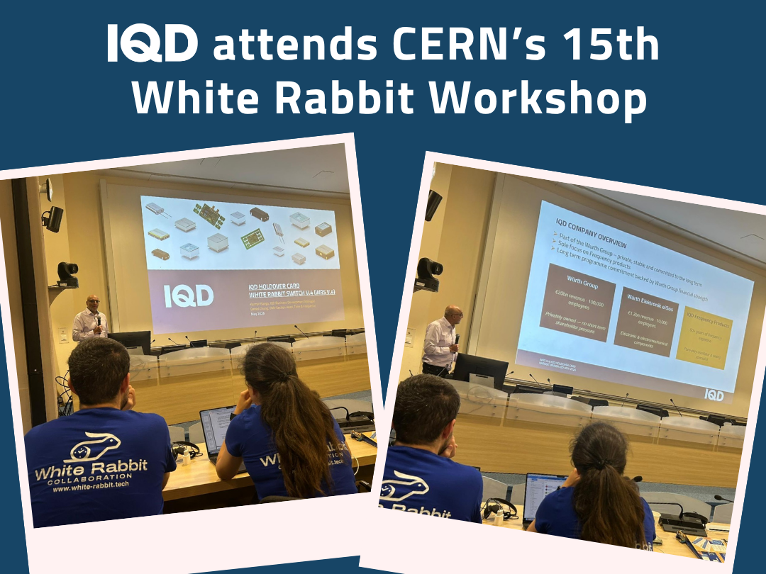 IQD at CERN’s 15th White Rabbit Workshop