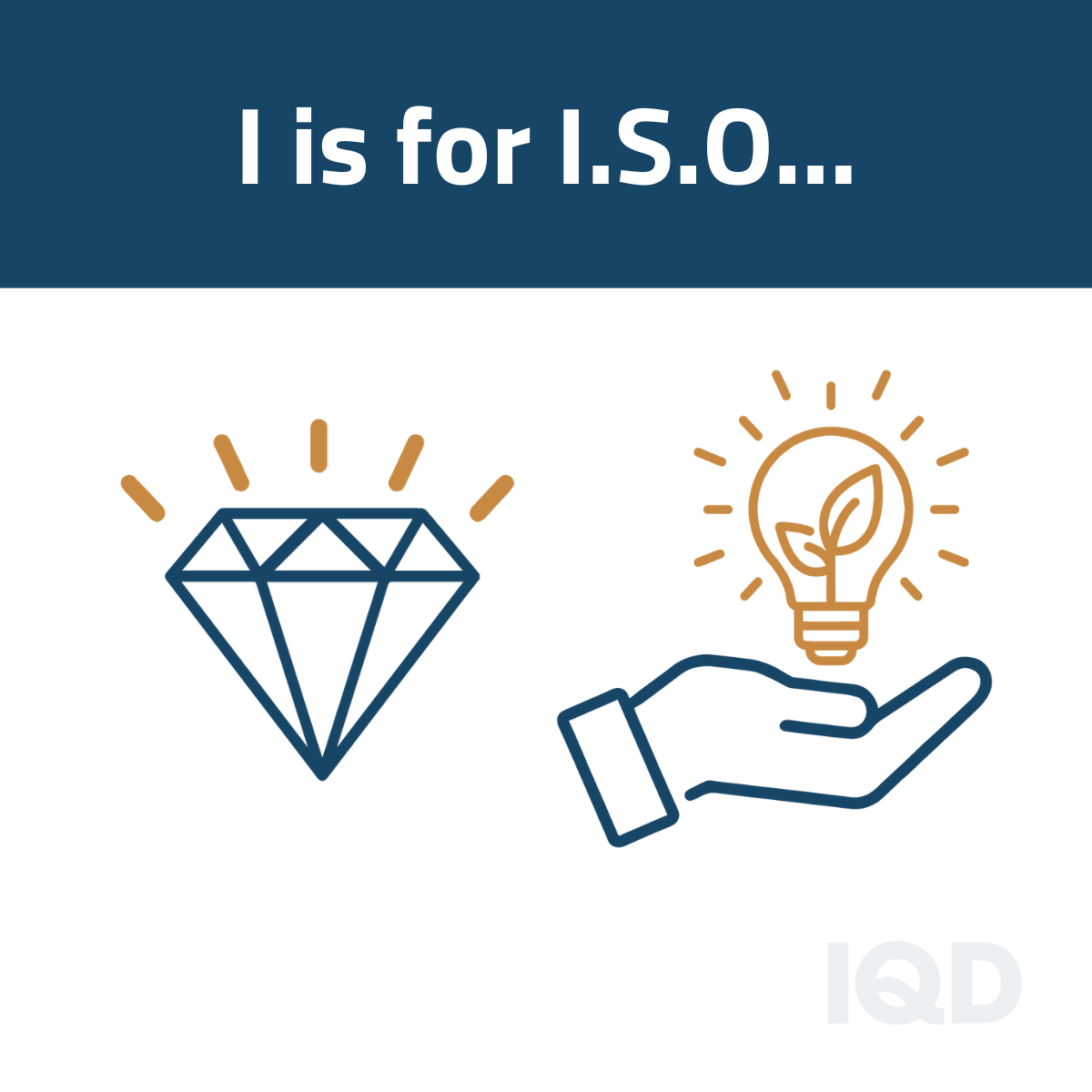 I is for ISO I is for ISO