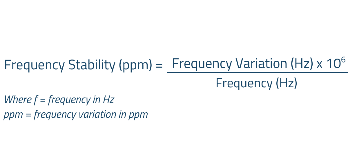 Hz to ppm formula Hz to ppm calculation