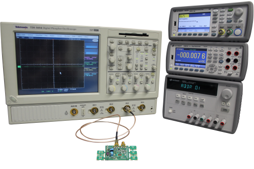 New Evaluation Board for Standard Oscillators with Test Equip